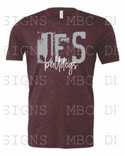 Load image into Gallery viewer, Jennings Bulldogs Stamped (JES or JHS)-Infant Sizing