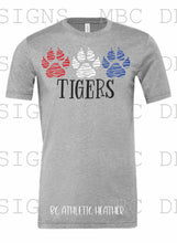 Load image into Gallery viewer, Lake Arthur 3 Paws Tigers-Youth Sizing
