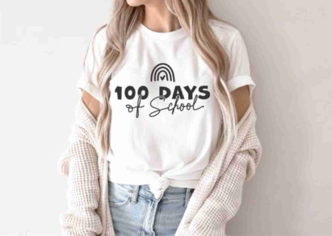 100 Days of School-Rainbow-Youth Sizing