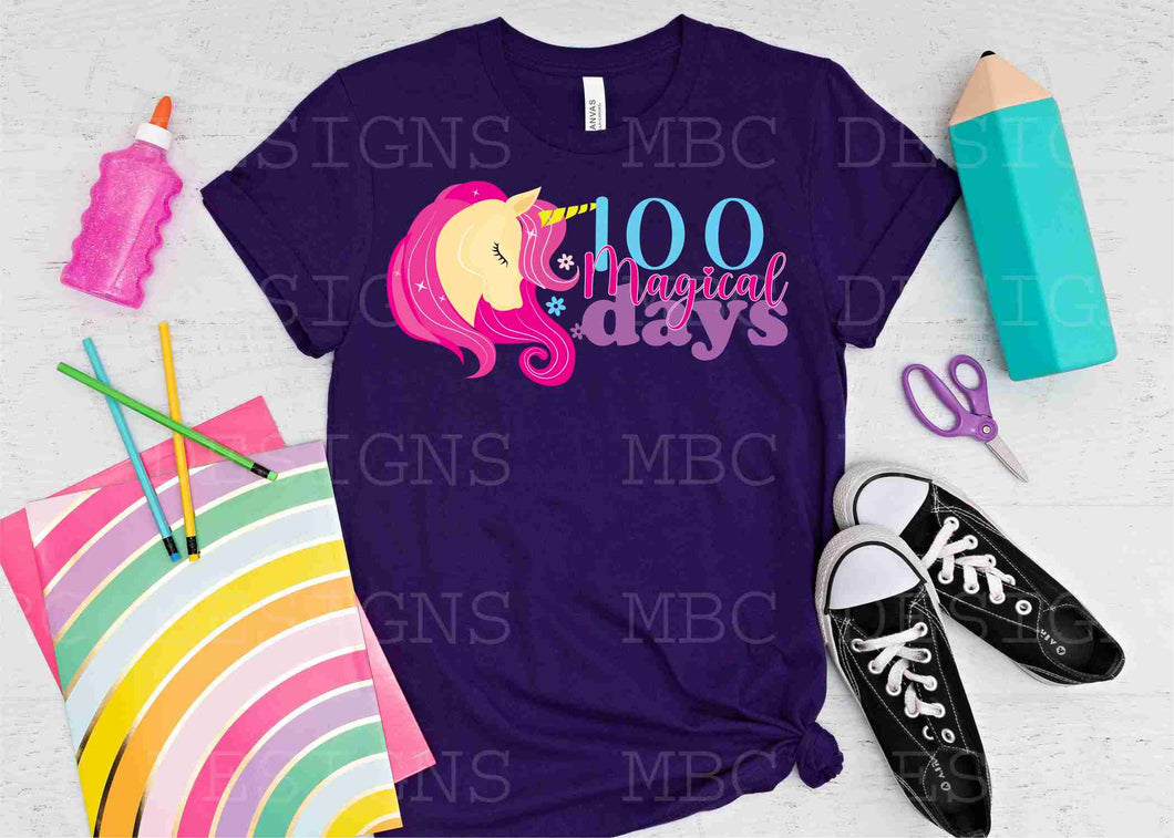 100 Magical Days-Unicorn-Adult Sizing