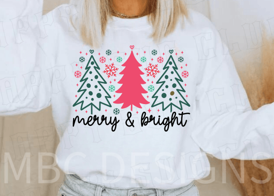 Merry & Bright (Christmas Tree)-Toddler Sizing