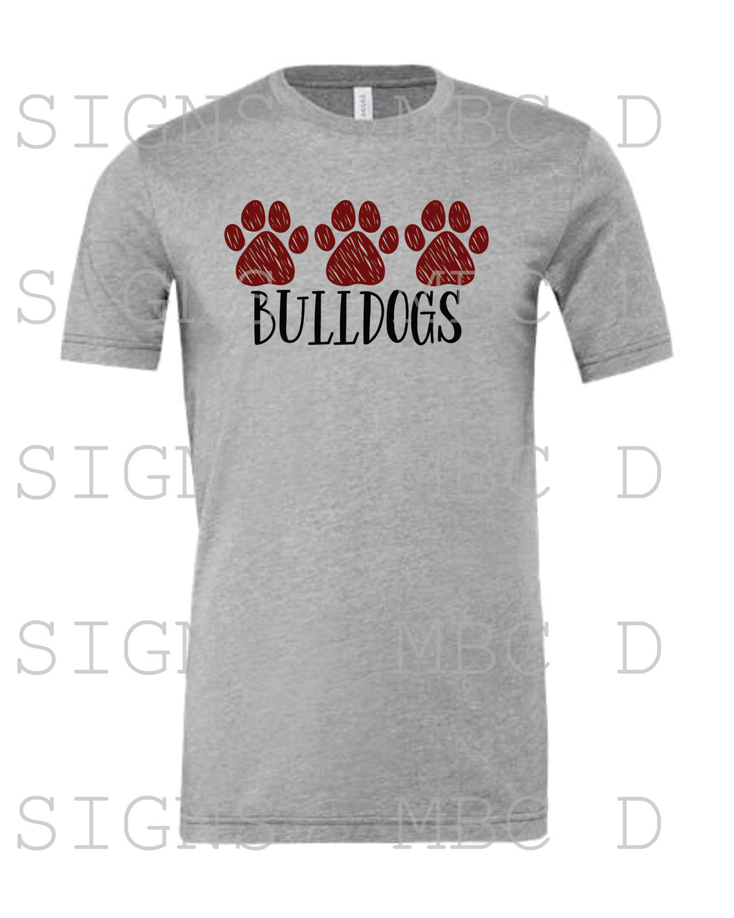 Jennings 3 Paws Bulldogs-Adult Sizing