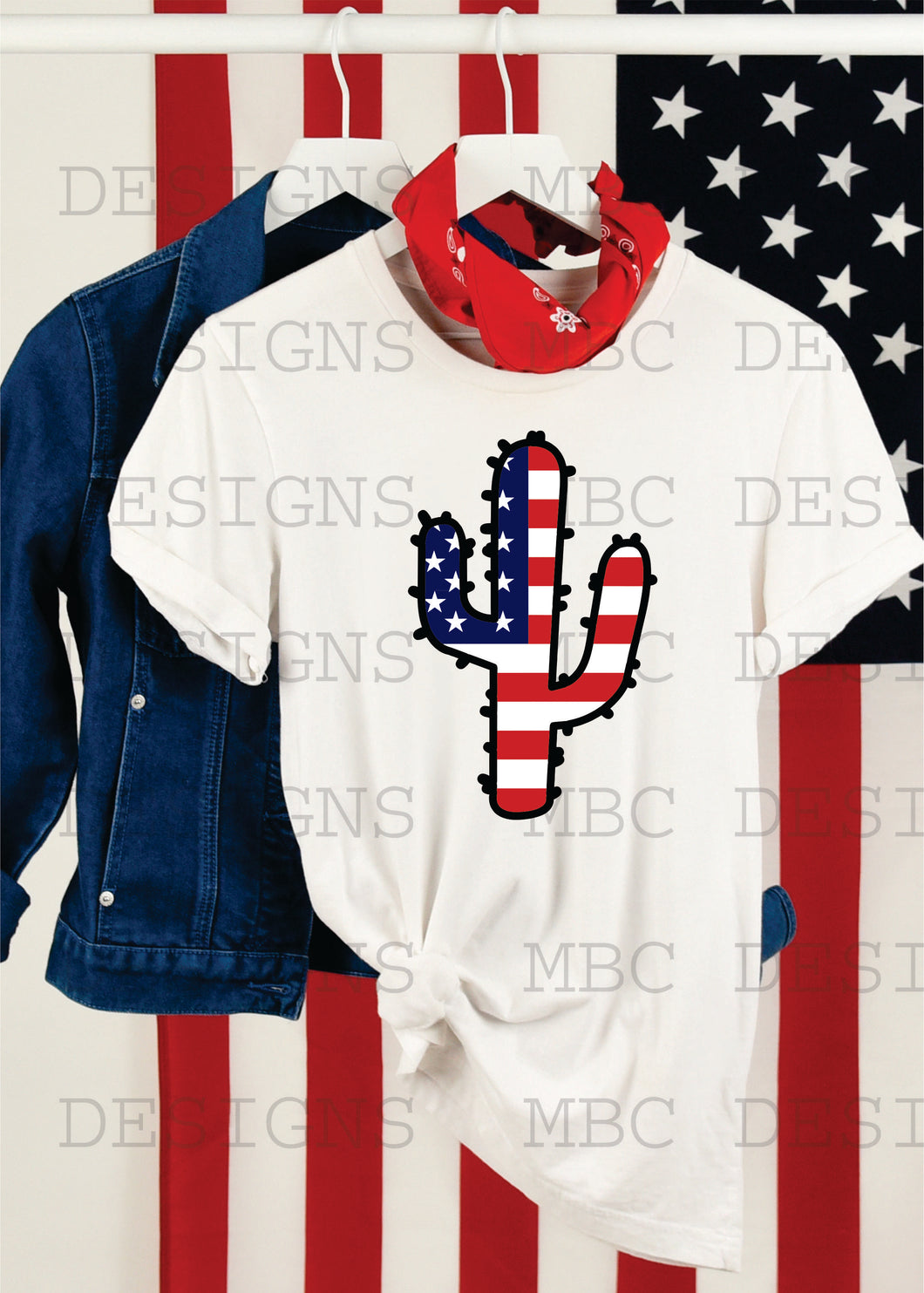 4th of July Cactus-Infant Sizing