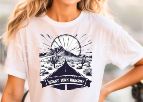 Honky Tonk Highway-Adult Sizing