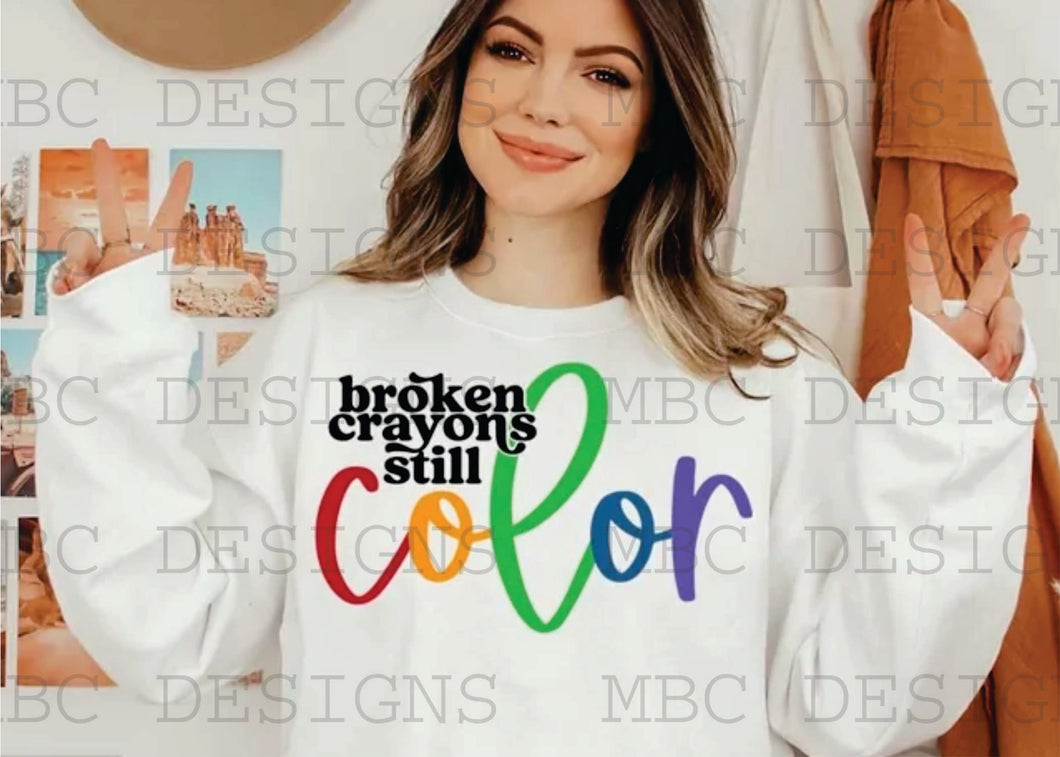 Broken Crayons Still Color-Toddler Sizing