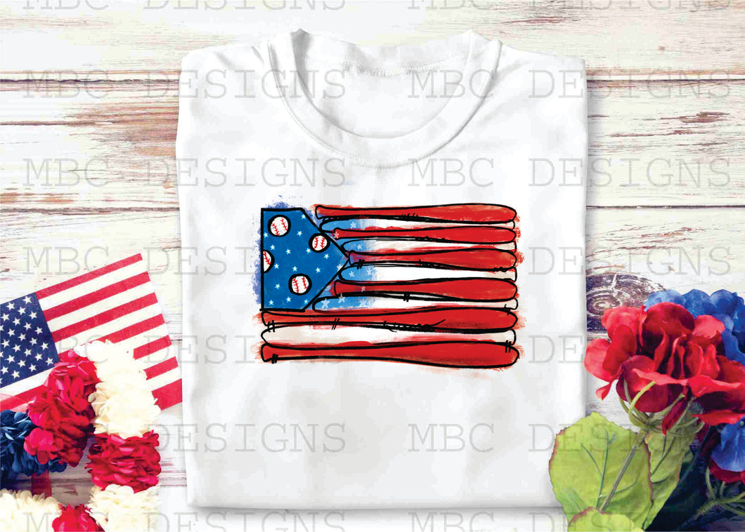 Baseball Flag-Toddler Sizing