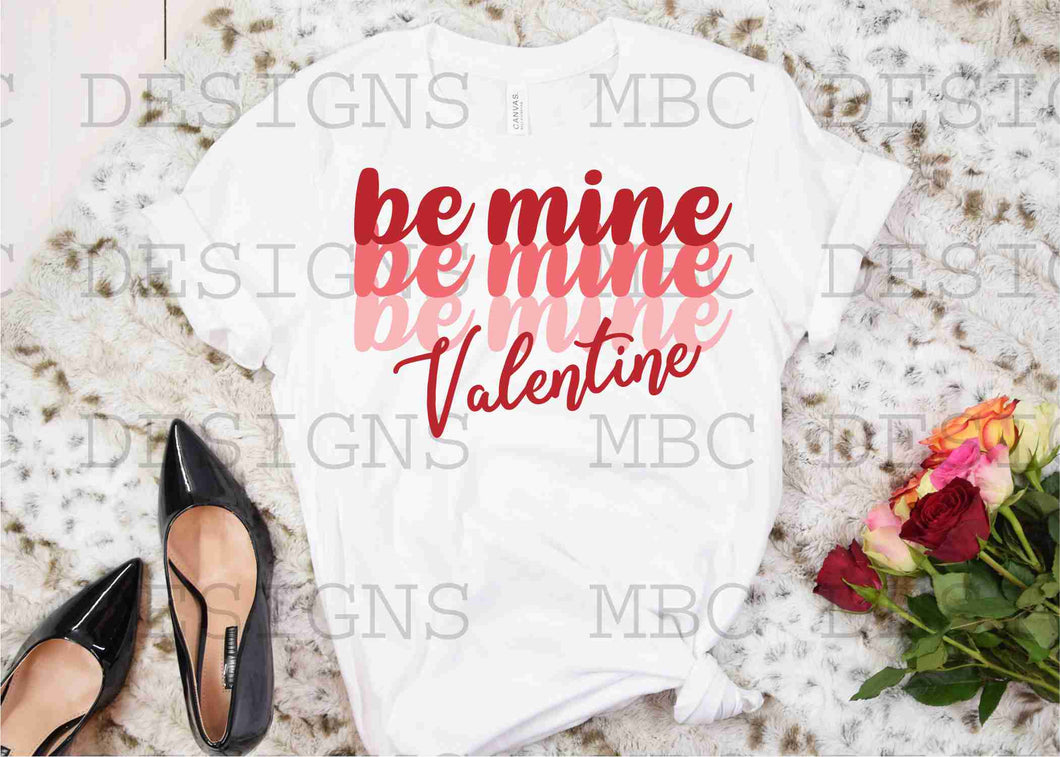 Be Mine Valentine (Stacked)-Toddler Sizing