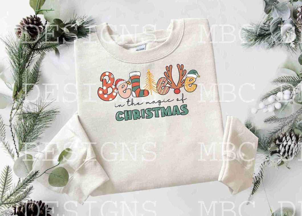 Believe In The Magic of Christmas-Infant Sizing
