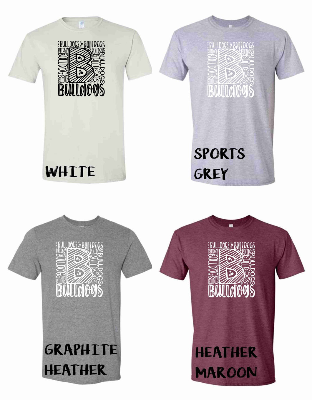 Jennings Bulldogs Mashup-Youth Sizing