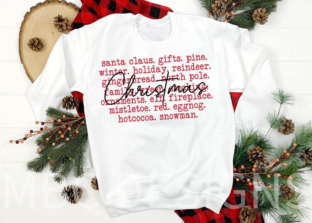 Christmas Description-Youth Sizing