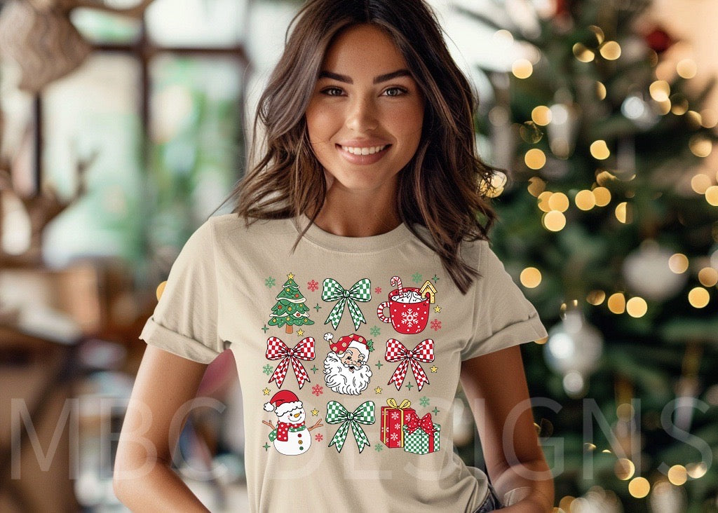 Christmas Santa Grid-Infant Sizing
