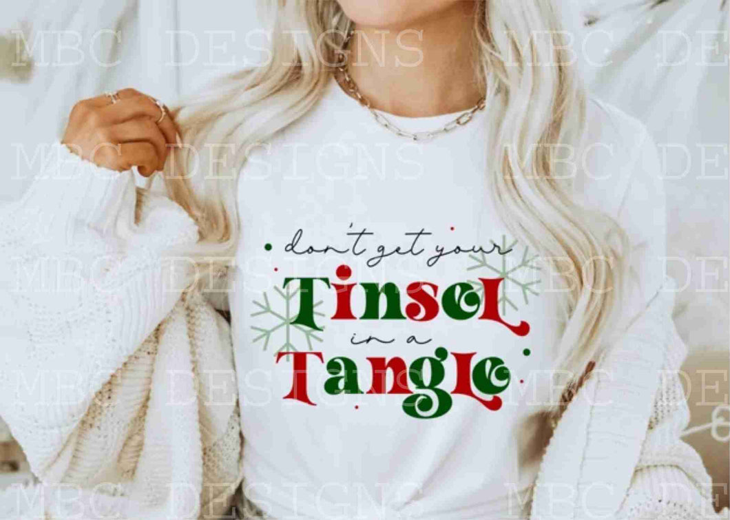 Don’t Get Your Tinsel in a Tangle-Adult Sizing