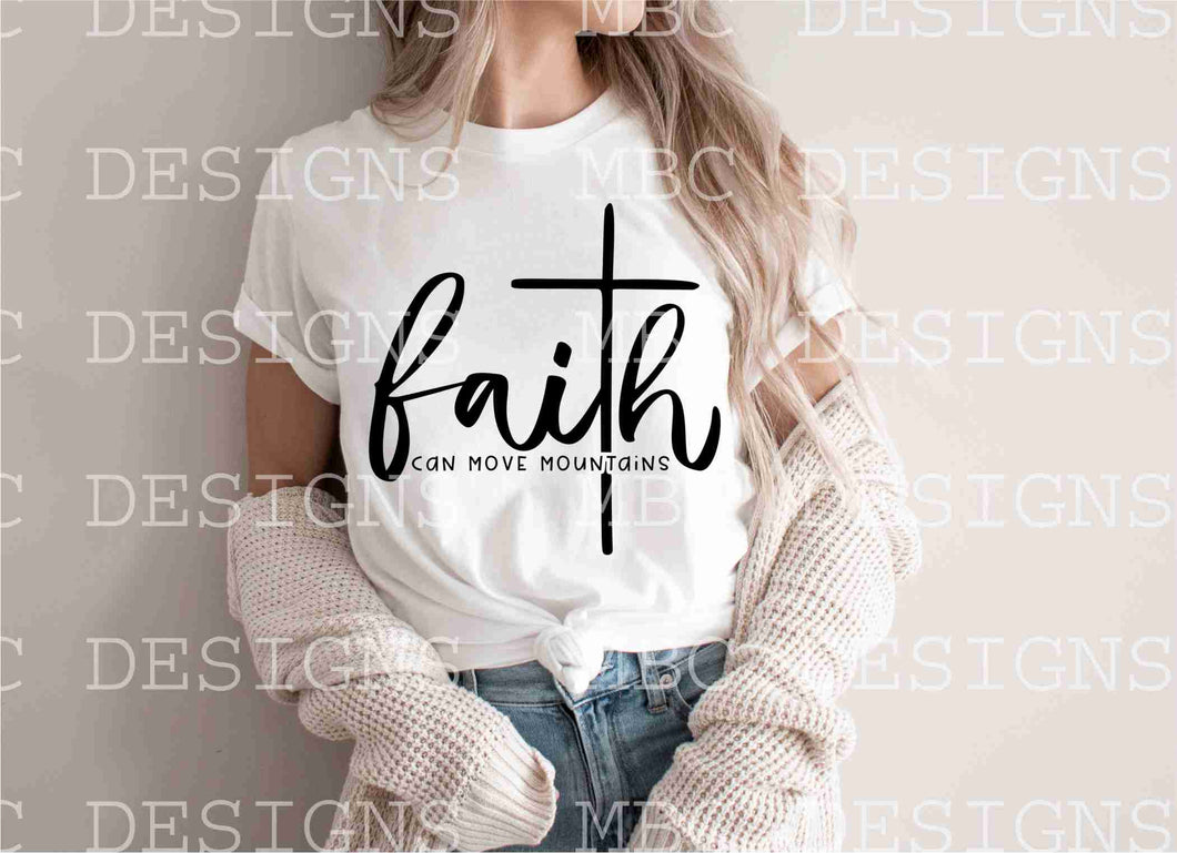 Faith Can Move Mountains-Youth Sizing