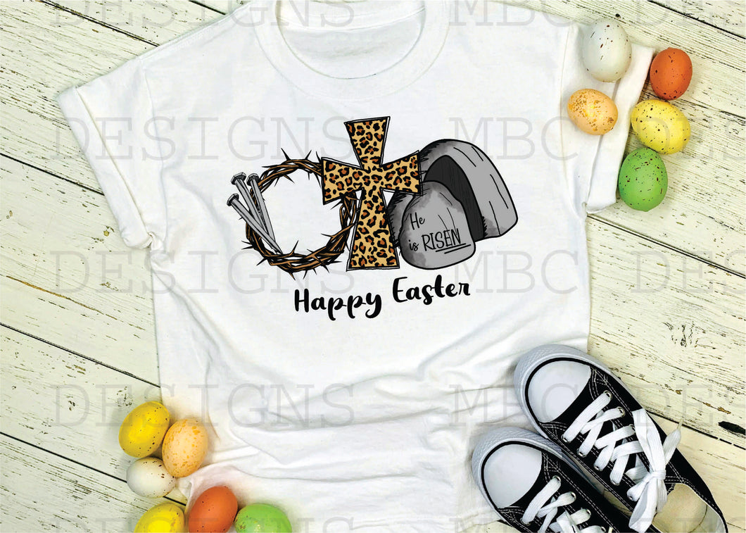 Happy Easter-He Is Risen-Toddler Sizing