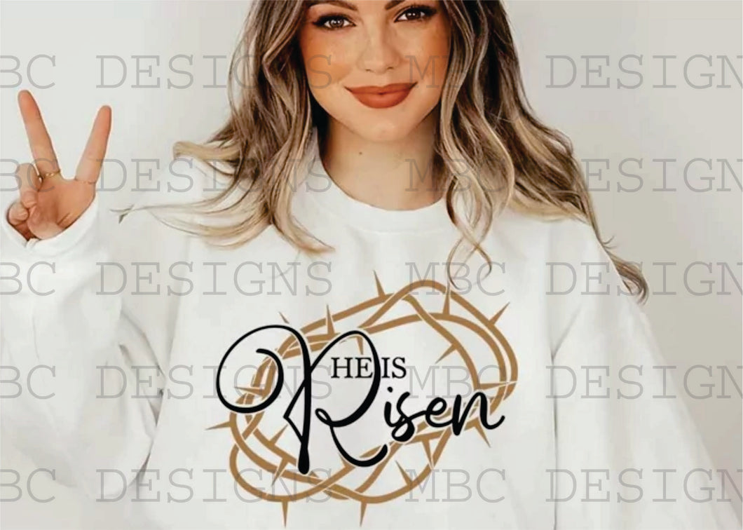He Is Risen (Crown Of Thorns)-Adult Sizing