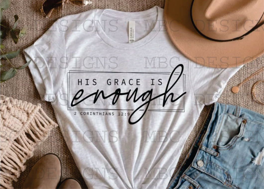 His Grace Is Enough-Infant Sizing