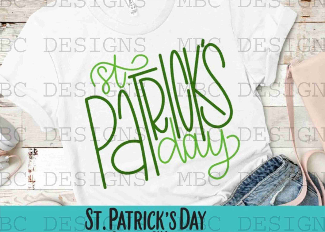 St. Patrick’s Day Doodle-Toddler Sizing