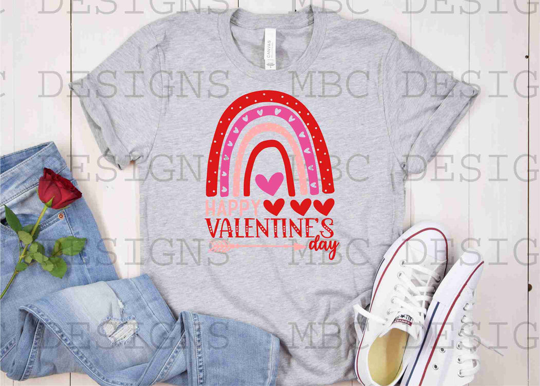 Happy Valentine's Day Rainbow-Youth Sizing