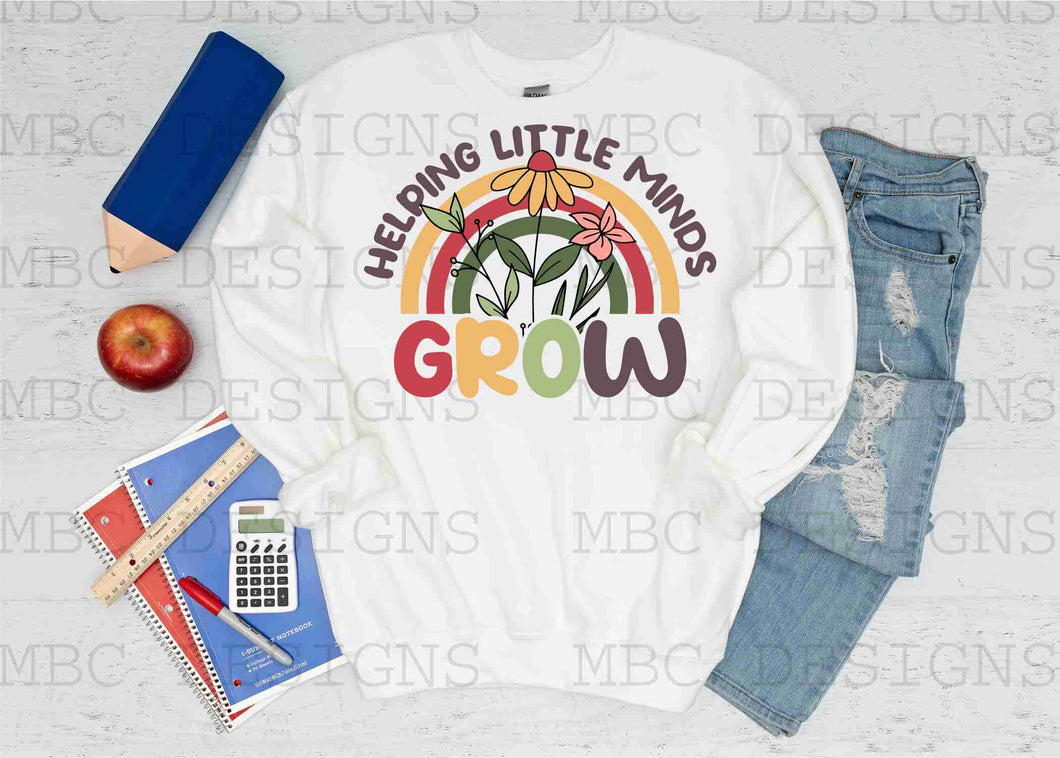 Helping Little Minds Grow-Adult Sizing