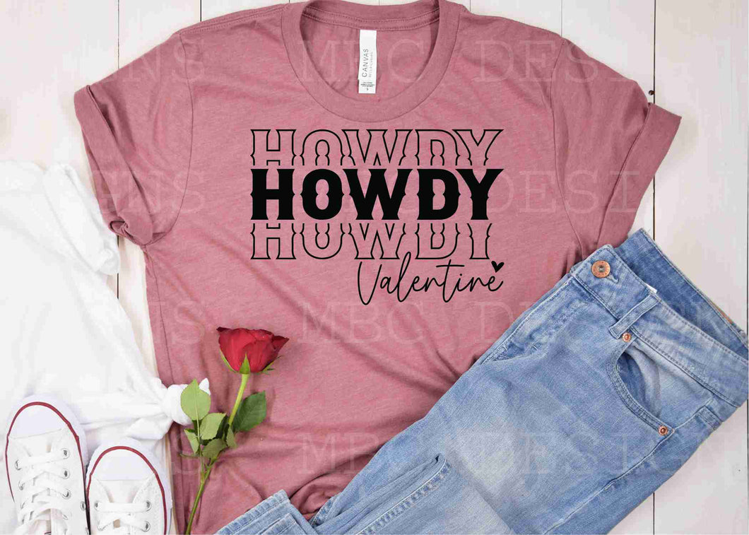 Howdy Valentine (Stacked)-Infant Sizing