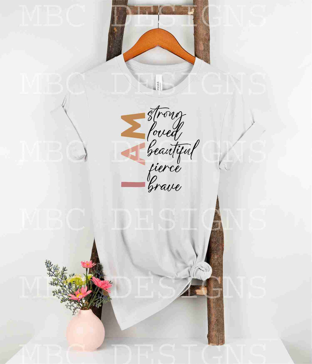 I Am Strong, Loved, Beautiful, Fierce, Brave-Youth Sizing