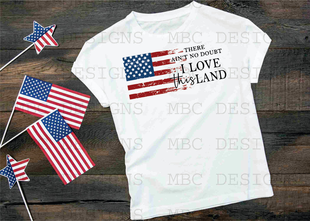 I Love This Land-Adult Sizing