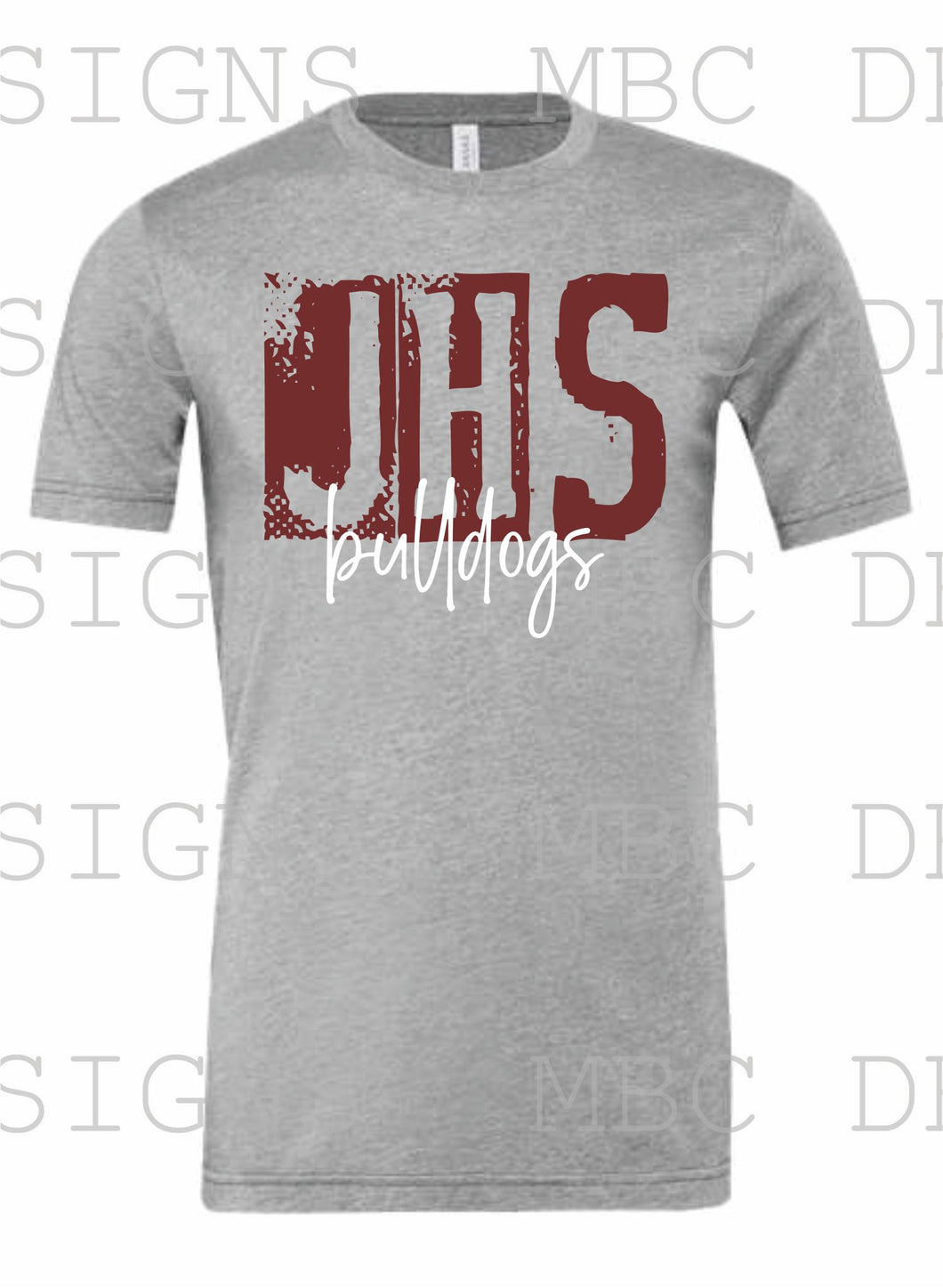 Jennings Bulldogs Stamped (JES or JHS)-Infant Sizing