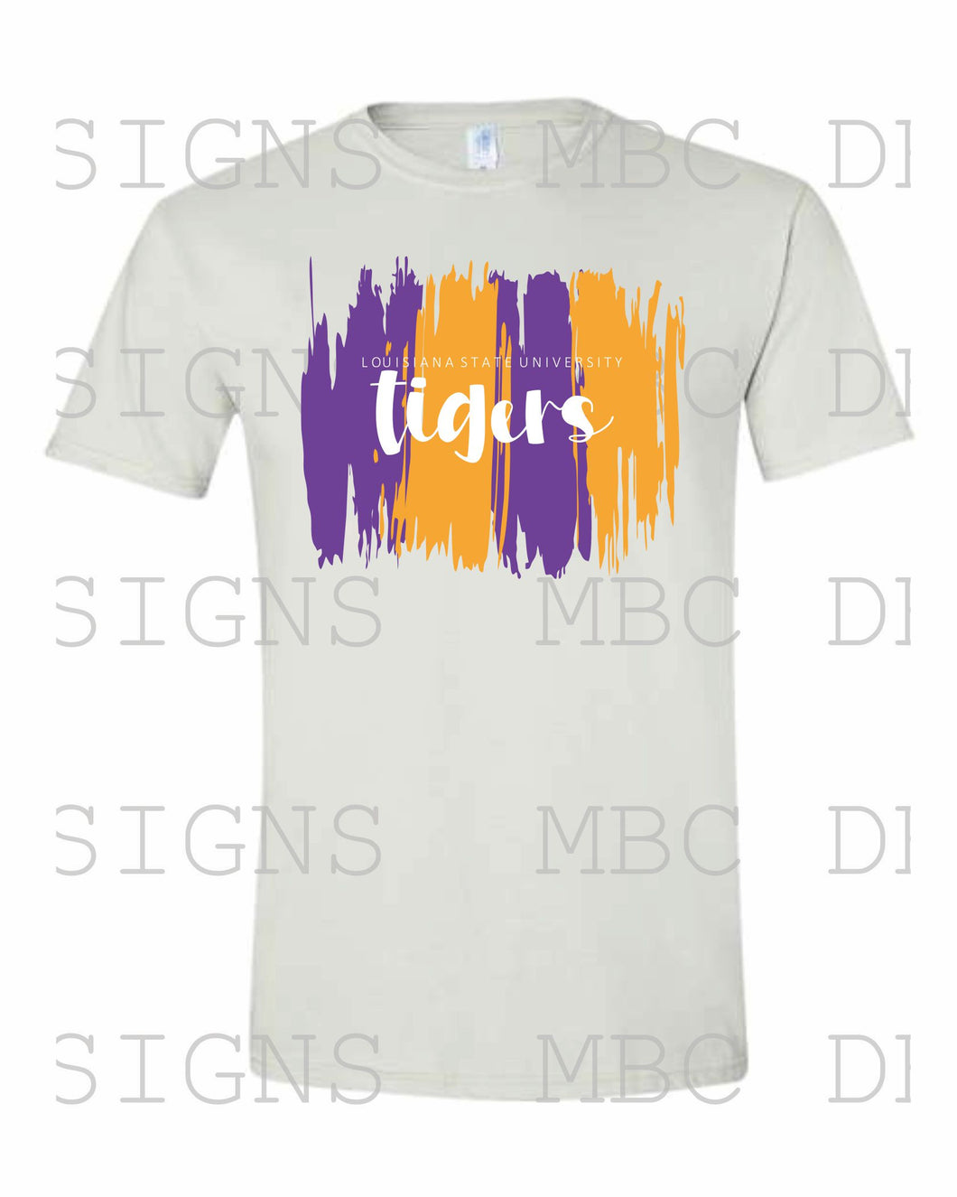 Tigers Paint Strokes-Toddler Sizing