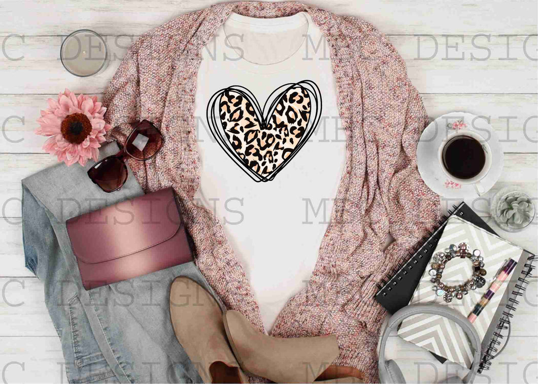 Leopard Heart-Infant Sizing