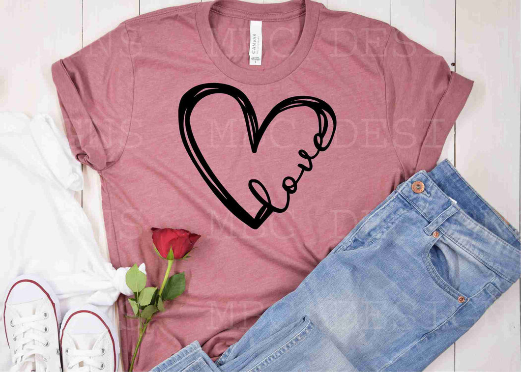Love Heart-Youth Sizing