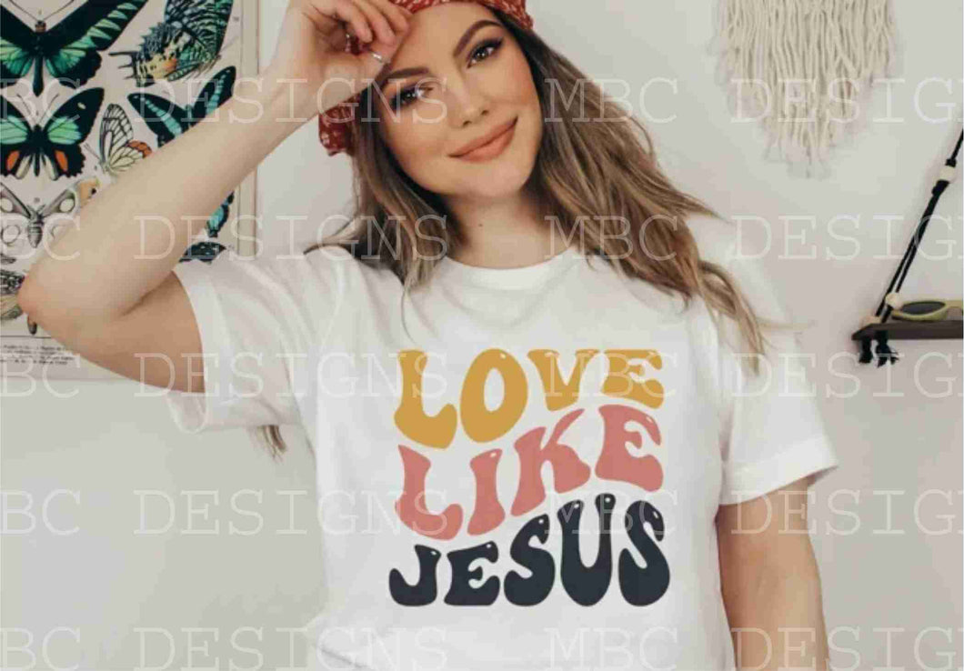 Love Like Jesus-Toddler Sizing