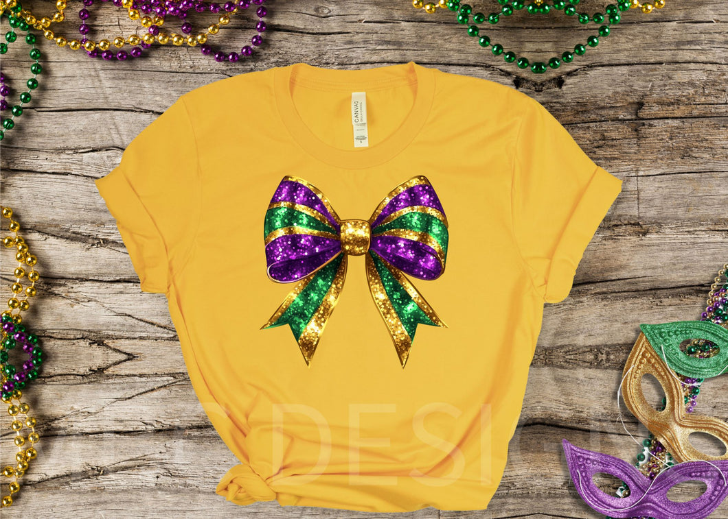 MARDI GRAS GLITTER COQUETTE-Adult Sizing