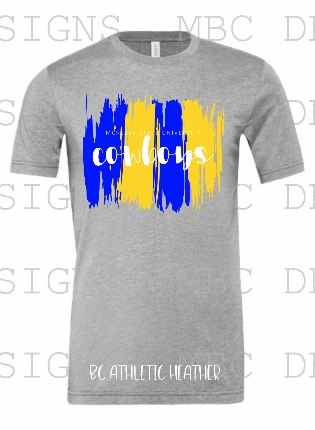 MSU Cowboys Paint Strokes-Adult Sizing