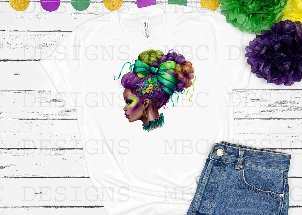 Pretty Mardi Gras Girl (Style 1)-Infant Sizing