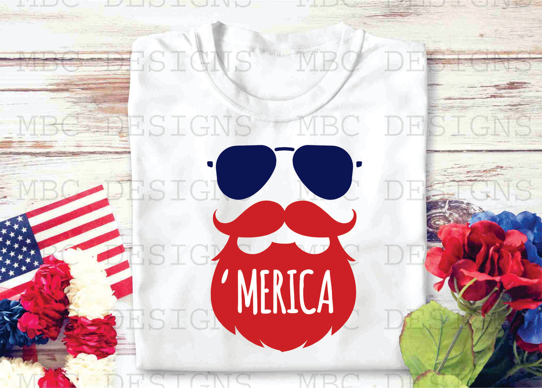 'Merica Beard-Adult Sizing