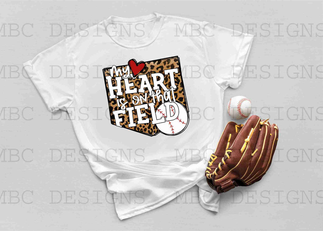 My Heart Is On That Field (baseball)-Adult Sizing