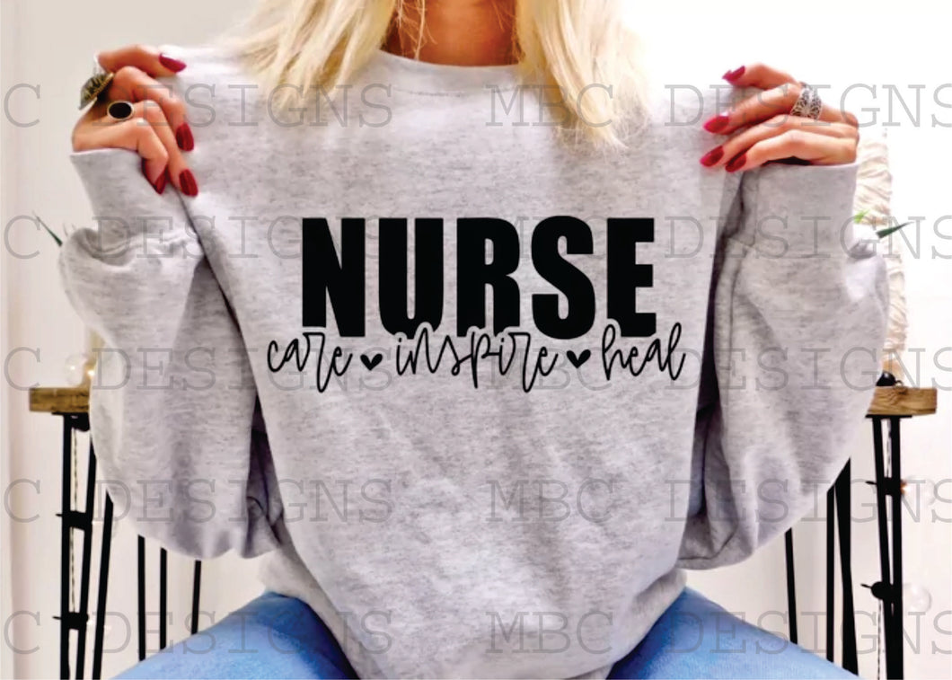 Nurse (Care, Inspire, Heal)-Adult Sizing