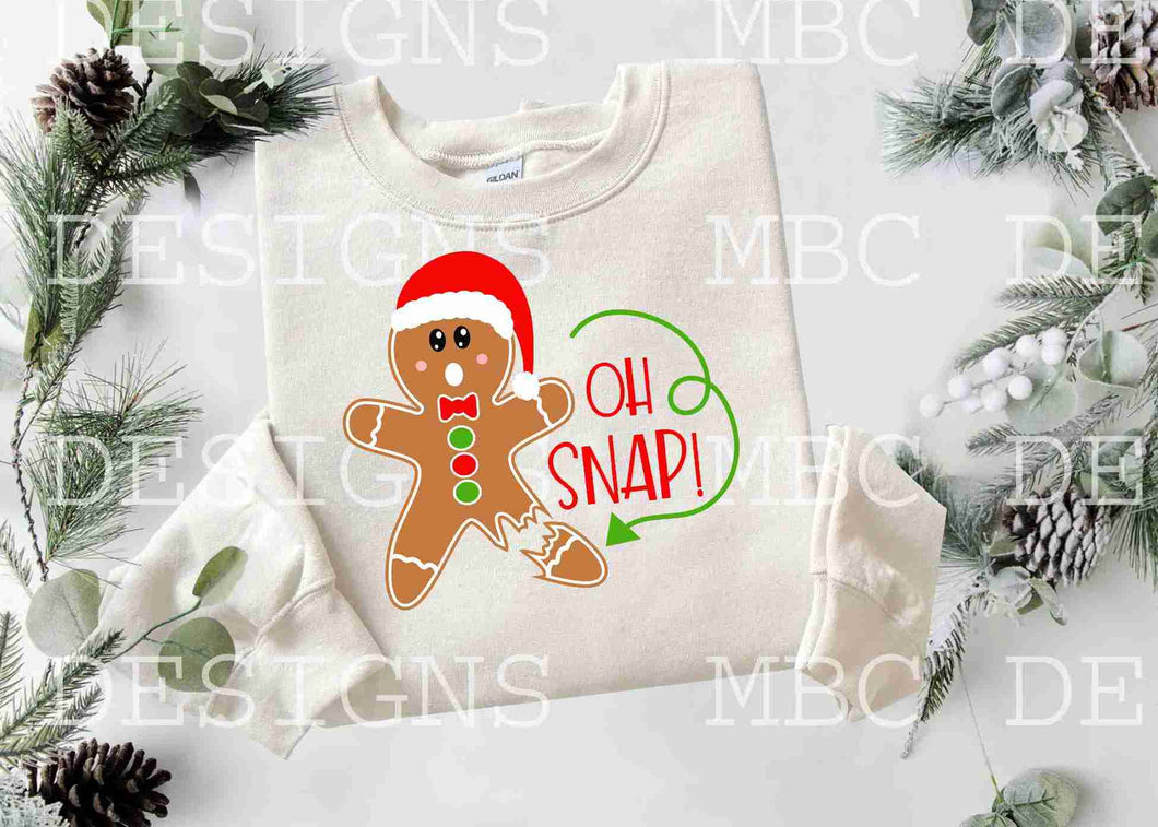 Gingerbread O Snap!-Toddler Sizing