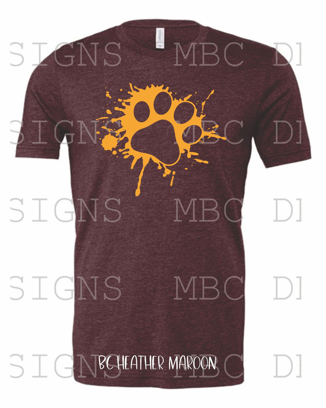 Iota Bulldogs Paw Splatter-Adult Sizing