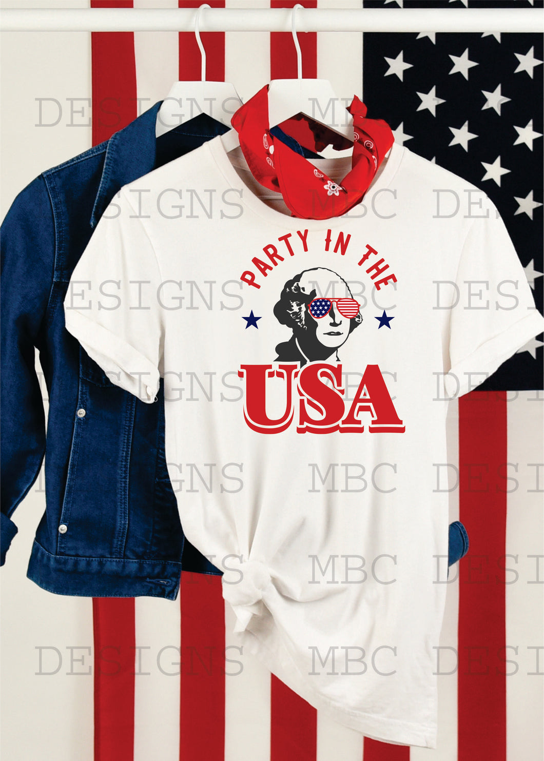 Party In the USA-George Washington-Adult Sizing