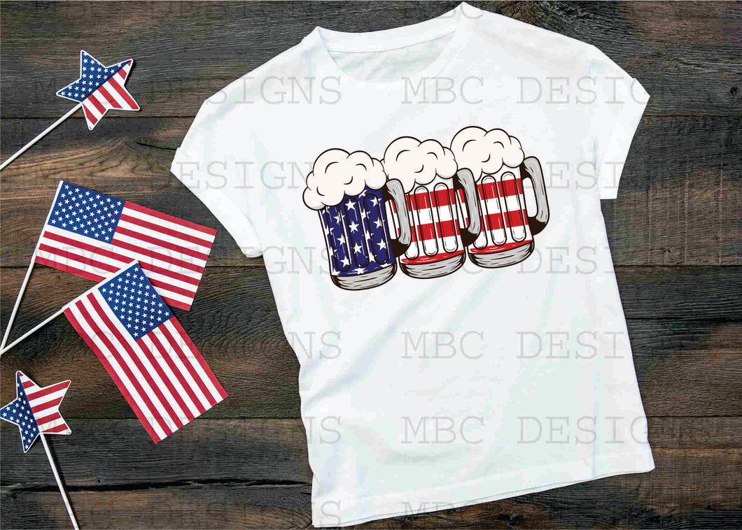 Patriotic Drinks-Adult Sizing