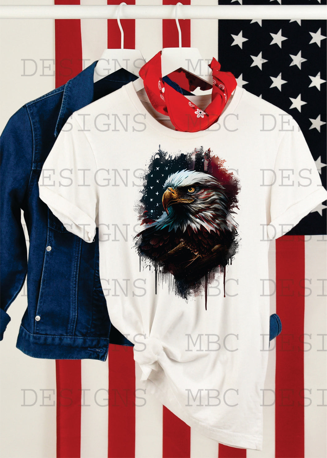 Patriotic Eagle-Infant Sizing