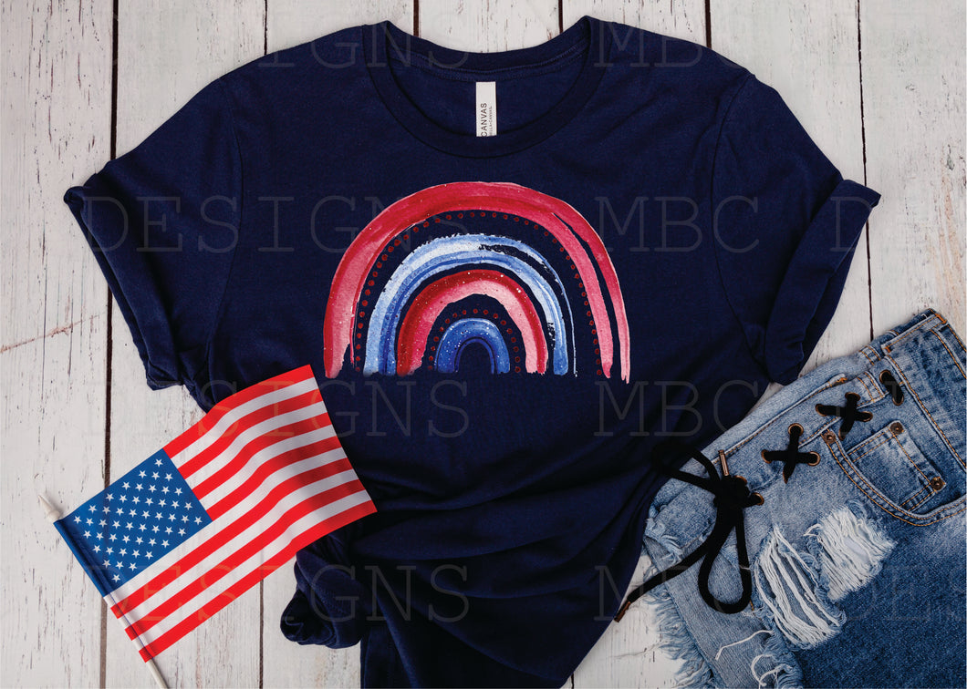 Patriotic Rainbow-Infant Sizing