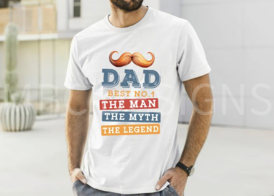 Dad: The Man, The Myth, The Legend-Adult Sizing