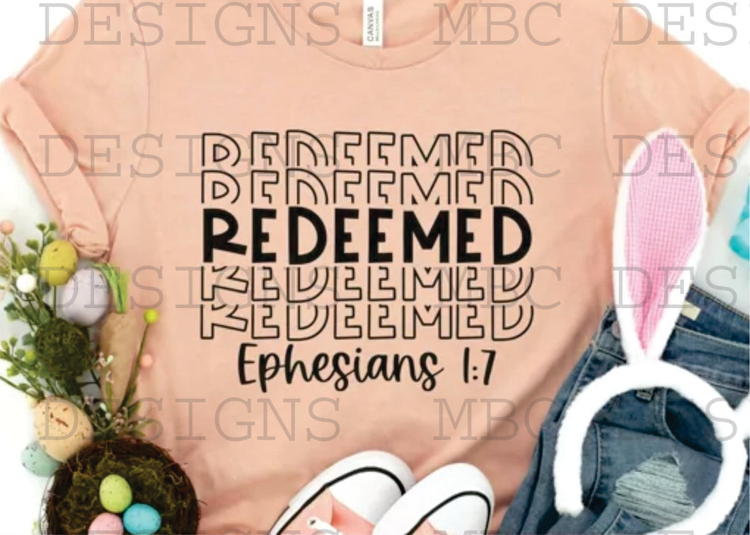 Redeemed (stacked)-Toddler Sizing