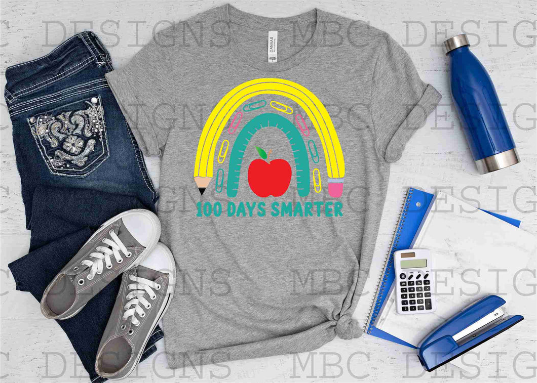 100 Days Smarter-Rainbow-Toddler Sizing