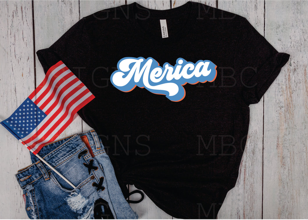 Retro Merica-Toddler Sizing