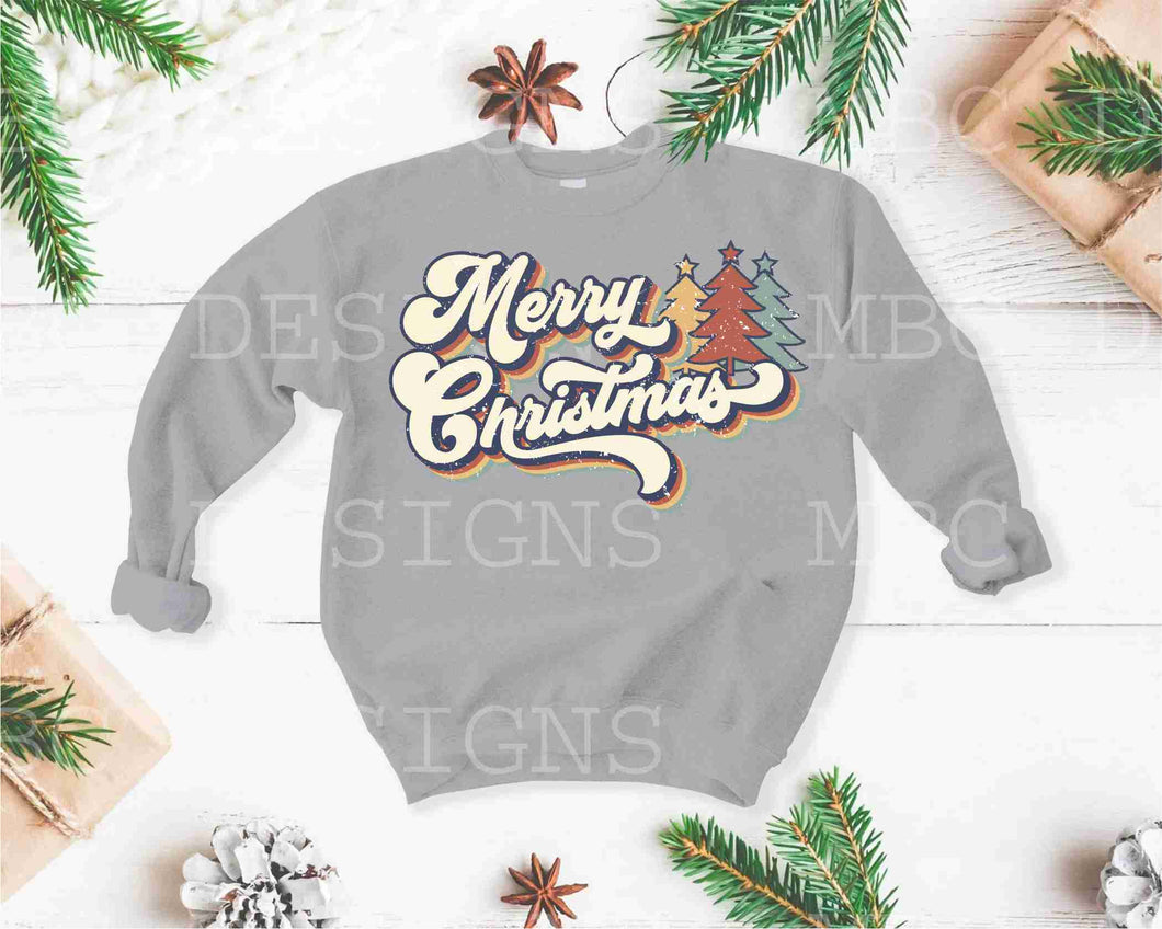 Vintage Merry Christmas-Adult Sizing