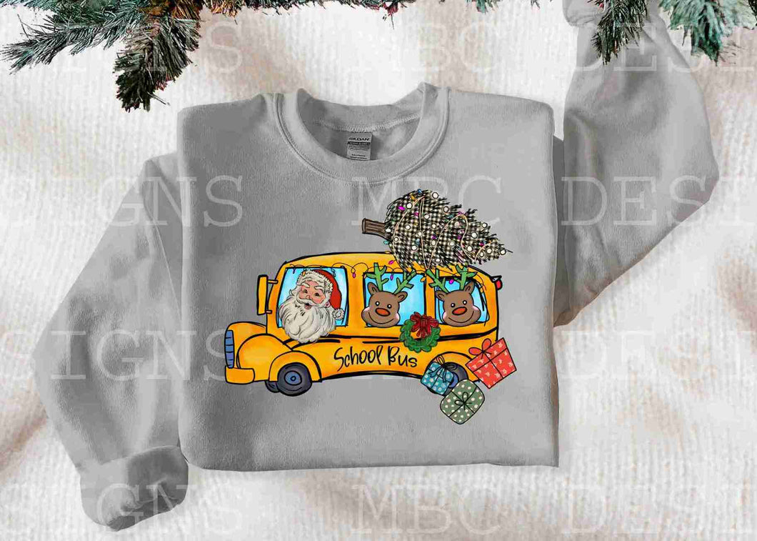 Santa's School Bus-Youth Sizing