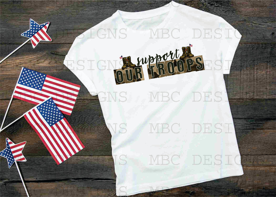 Support Our Troops-Adult Sizing